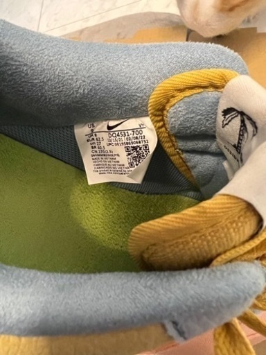 新品未使用 27.0cm NIKE AIR FORCE ONE DQ4531 エアフォースワン ボルト イエロー ライムグリーン ジョーダン ダンク エアマックス AIR MAX