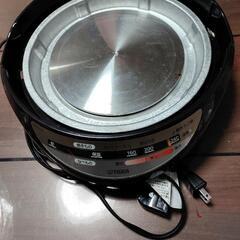 美品　タイガー魔法瓶(TIGER) グリル鍋 3枚タイプ 遠赤土鍋コーティング 深鍋 たこ焼き プレート 3.7L ブラウン CQG-A300型の画像