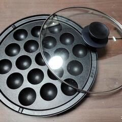 美品　タイガー魔法瓶(TIGER) グリル鍋 3枚タイプ 遠赤土鍋コーティング 深鍋 たこ焼き プレート 3.7L ブラウン CQG-A300型の画像