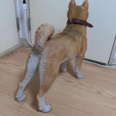 柴犬　置き物　等身大の画像