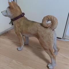 柴犬　置き物　等身大の画像