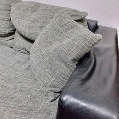 【無料】カウチソファ 3人掛け ソファー スツール オットマンの画像