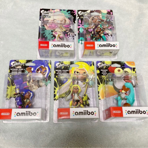 スプラトゥーン amiibo アミーボ ヒメ イイダ オクトリング インクリング コジャケ バラ売り不可