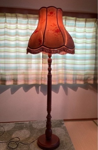 【昭和レトロ】フロアスタンドライト【照明】