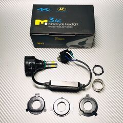 LEDヘッドライト◇三面発光 ACDC兼用 タイプ◇4000LM◇新品◇H4◇HS1◇H4R1◇H6◇PH7◇PH8◇ホンダ ヤマハ スズキ カワサキの画像