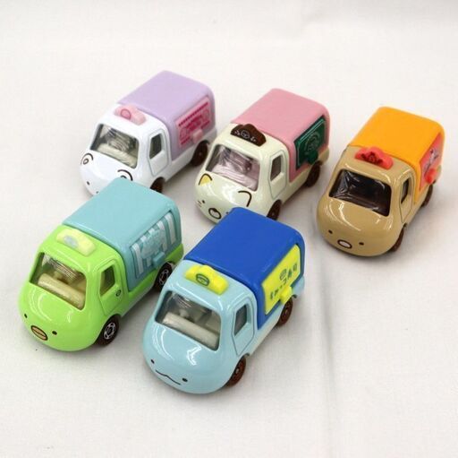 TOMIKA ドリームトミカ すみっコぐらし 屋台カーセット 5台 San-X 中古品