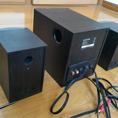ELECOM  木のスピーカーの画像