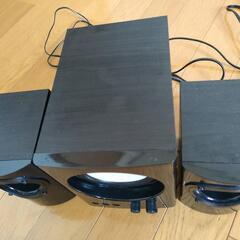 ELECOM  木のスピーカーの画像