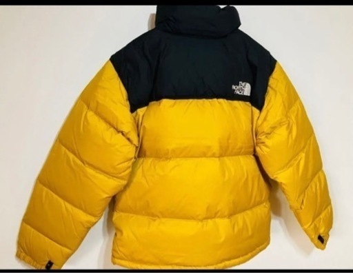 新品タグ付き　ノースフェイスヌプシダウン　イエロー