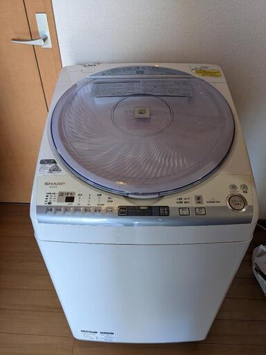 洗濯機7.0Kg SHARP ES-TX73 ８年間使用