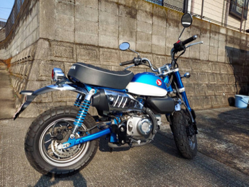 HONDA モンキー125 20年式低走行　ブルー