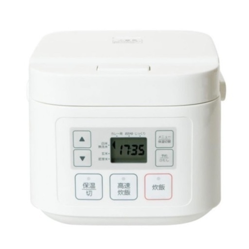 【美品‼️】ニトリ 3合炊きマイコン炊飯ジャー《ティニー3》 炊飯器 ホワイト♪