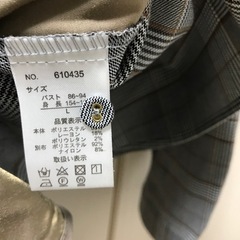 チェックブラウス　 Lの画像