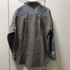 チェックブラウス　 Lの画像
