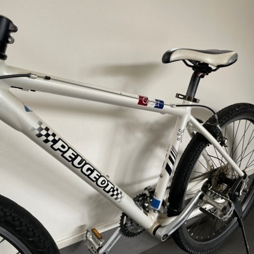室内保管☆プジョー PEUGEOT CADET アルミ 24速 430mm WHITE MTB