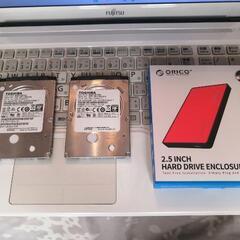 TOSHIBA MQ01ABF050
2個　hddケースセット