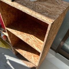 コルクの3段ボックス