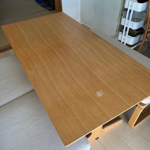 無印良品　リビングでもダイニングでも使えるテーブル/ソファ/ベンチセット