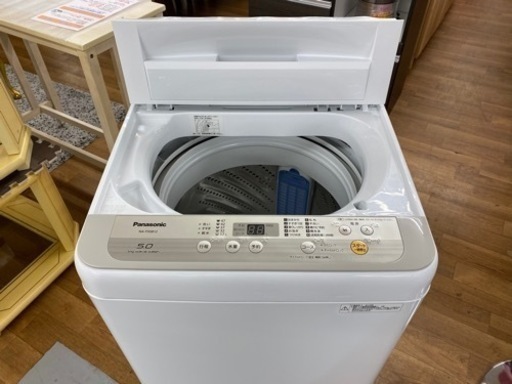 I484 ? 美品！ Panasonic 洗濯機 （5.0㎏）★ 2019年製 ⭐動作確認済⭐クリーニング済