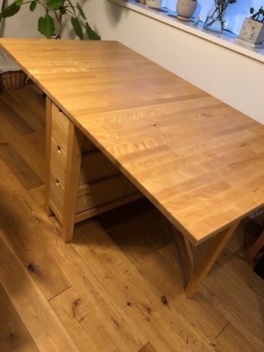 IKEA ﾉｰﾙﾃﾞﾝｹﾞｰﾄﾚｯｸﾞﾃｰﾌﾞﾙ、ﾉｰﾙﾄﾞﾐｰﾗイス4脚