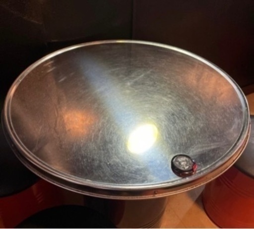 ドラム缶テーブルセット　（残りワンセット）