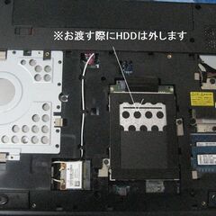 ジャンクノートＰＣ部品取りにいかがでしょうか？の画像