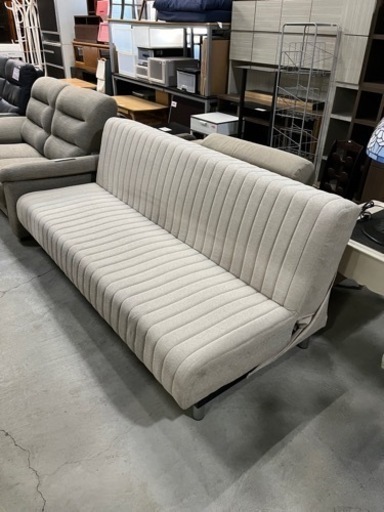 激安販売!! フランスベッド 3人掛け ソファベッド シングルベッド