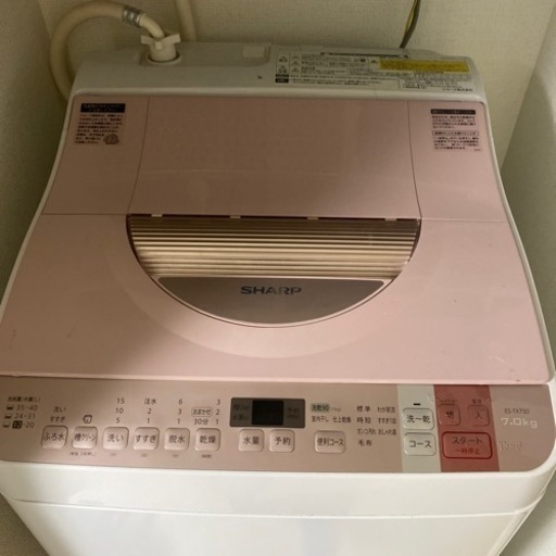 洗濯機　シャープ ES-TX750 縦型洗濯機