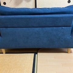 【至急】2人掛けソファ（取りに来ていただければ無料！）の画像
