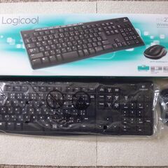 <中古>　Logicool ロジクール　無線キーボード＆マウス mk270の画像