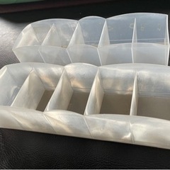 プラスチック収納ケース　小物入れ　2個セットの画像