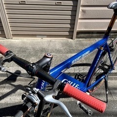 CALLE TRACK RAGER single gear fixie ピストバイク ブルーの画像
