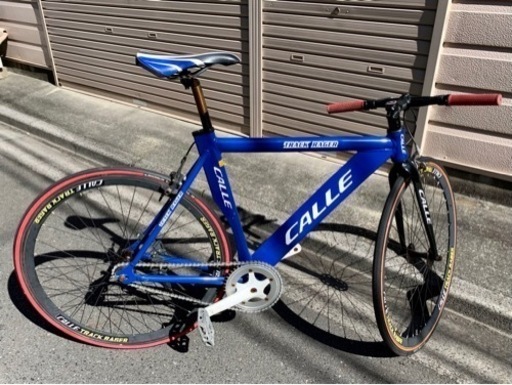 CALLE TRACK RAGER single gear fixie ピストバイク ブルー
