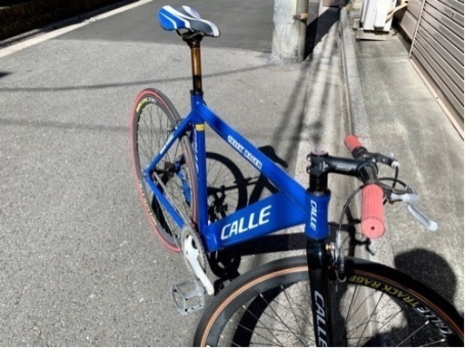 CALLE TRACK RAGER single gear fixie ピストバイク ブルー