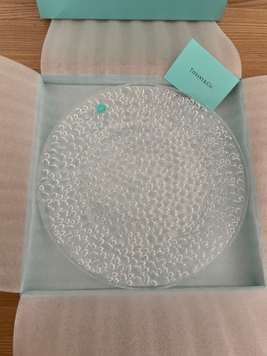 【未使用／新品】ティファニー　お皿　コブルストーン