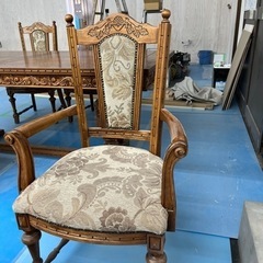 アンティーク　ダイニングテーブルの画像