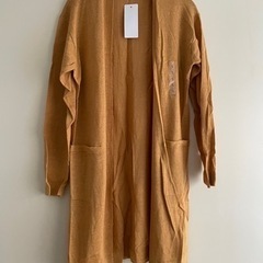 【新品】リネンブレンドカーディガン