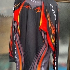 プロマリン(PRO MARINE) クールドライジップアップシャツ L ①の画像