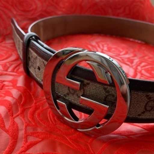 GUCCI グッチ　ベルト　CG柄　メンズ