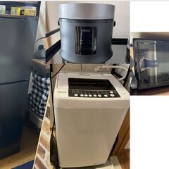 【5/5まで】冷蔵庫・洗濯機・電子レンジ・炊飯器　家具4点セット