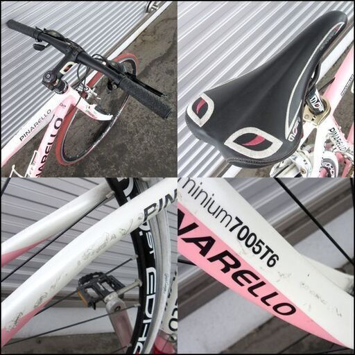 Pinarello/ピナレロ クロスバイク トレビソ/Treviso 2008年モデル 45サイズ SORAコンポーネント ピンク×ホ