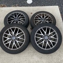 14インチアルミホイール タイヤ 4本セット まだまだ溝アリ