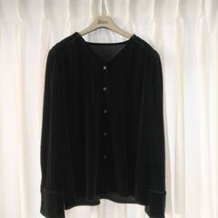 [新品]ベルベットシャツ