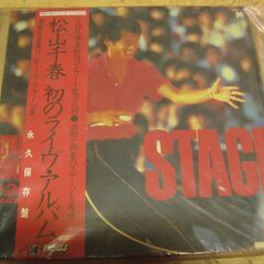 1186【LPレコード】松山千春／初のライヴ・アルバム　2枚組み...