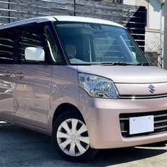 最安値★車検満タン★スズキスペーシアナビTVバックカメラetcパワースライドドアの画像