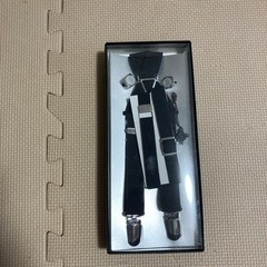 結婚式で使った男性用サスペンダー