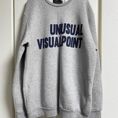 ZARA  裏起毛 トレーナー スエット グレー 長袖 カレッジ...