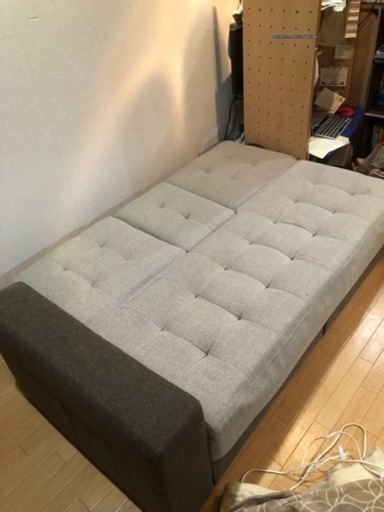 オシャレ多機能ソファー　オットマン付き  (引っ越しに伴い複数出品）