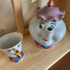 ディズニー　美女と野獣　ポット　カップの画像