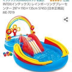 【お取り置き中】子どもプール  滑り台ありタイプの画像